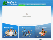 Tablet Screenshot of naturasystem.com.pl